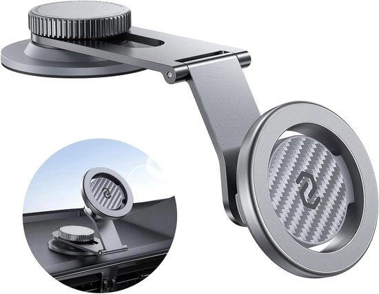 Otturatore magnetico universale in Kevlar per schermo e cruscotto - Sostituto magnetico stabile per auto con supporto per iPhone 16 Pro Max