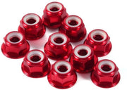 Viti a sezione zeskantata da 10 pezzi - Viti autoallentanti - Materiale Aluminium/Nylon - Durata - Prestazioni affidabili - Colore Rosso - Viti di sicurezza