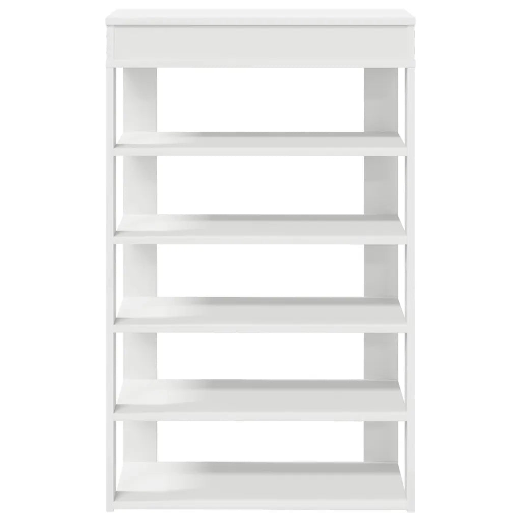 Scarpiera Bianca 60x30x98 cm in Legno Multistrato