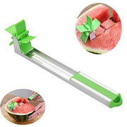 Trade Shop - Taglianguria Mulino A Vento Anguria Multiuso Cucina Taglio Della Frutta Cubetti -