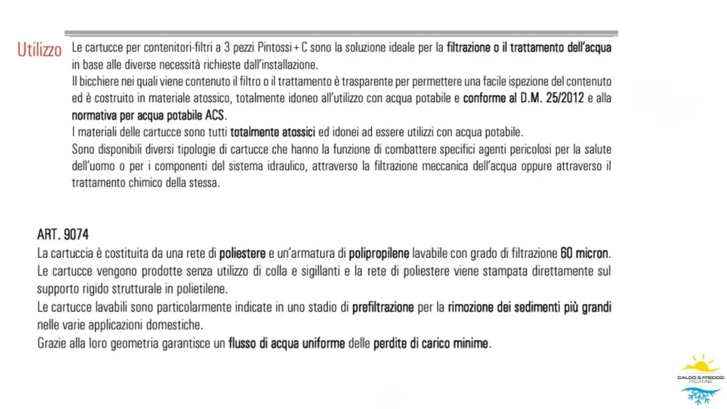 Cartuccia del Filtro Lavabile 50μ micron da 5 "