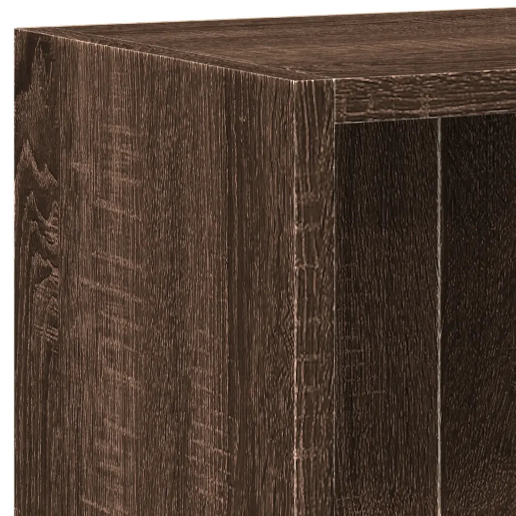 Libreria Rovere Marrone 60x24x76 cm in Legno Multistrato 815086