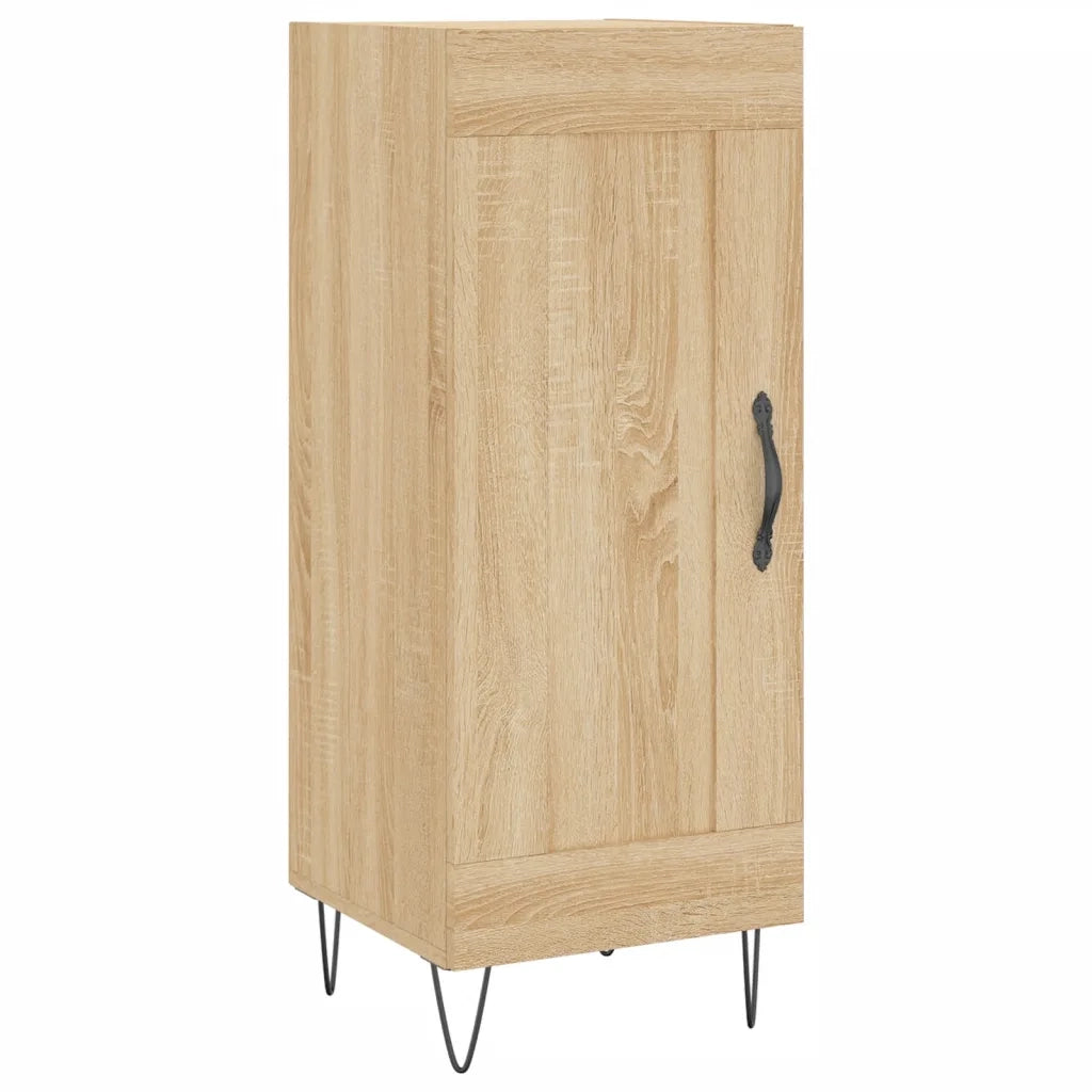 vidaXL Credenza Rovere Sonoma 34,5x34x90 cm in Legno Multistrato