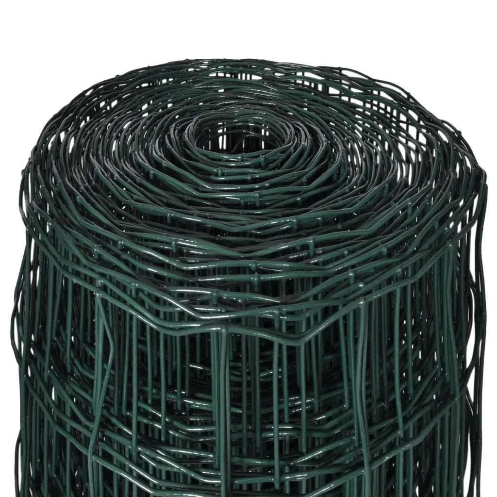 Recinzione Euro in Acciaio 25x1,7 m Verde cod mxl 24975