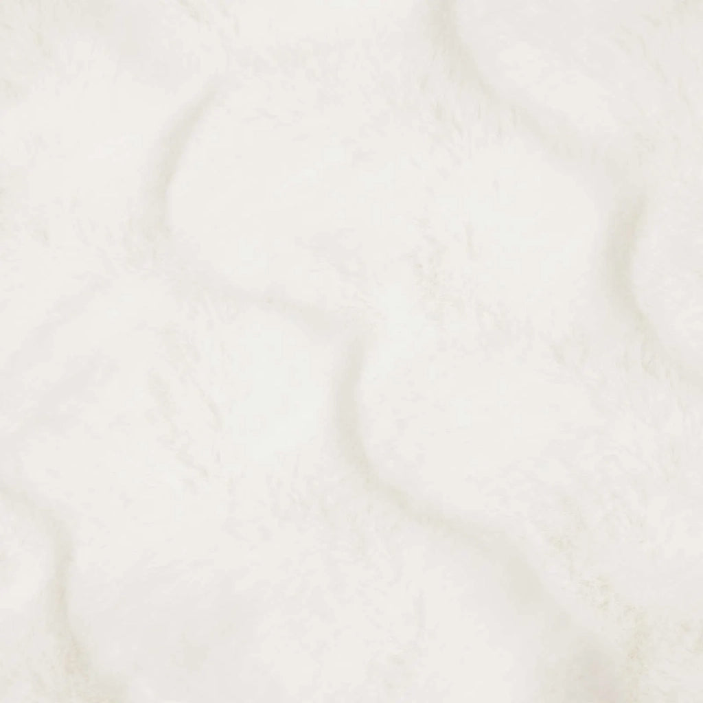 Coperta antiscivolo in sintetica di coniglio Olite Bianco 42021841