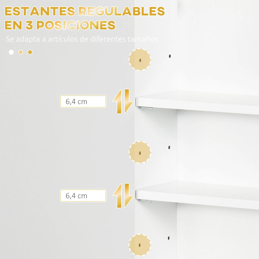 Mobile Bagno Sospeso ¨C zephmum ¨C Bianco 40x15x60 cm