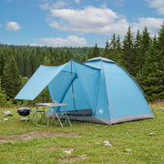 Tenda da campeggio con tetto Blu 2 persone Poliestere e Acciaio 42028643