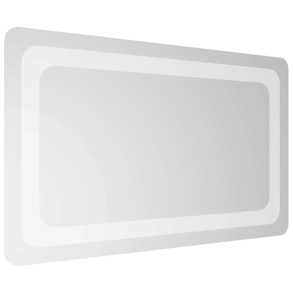 Specchio da bagno LED Trasparente 50 x 30 cm vetro temperato 42045830