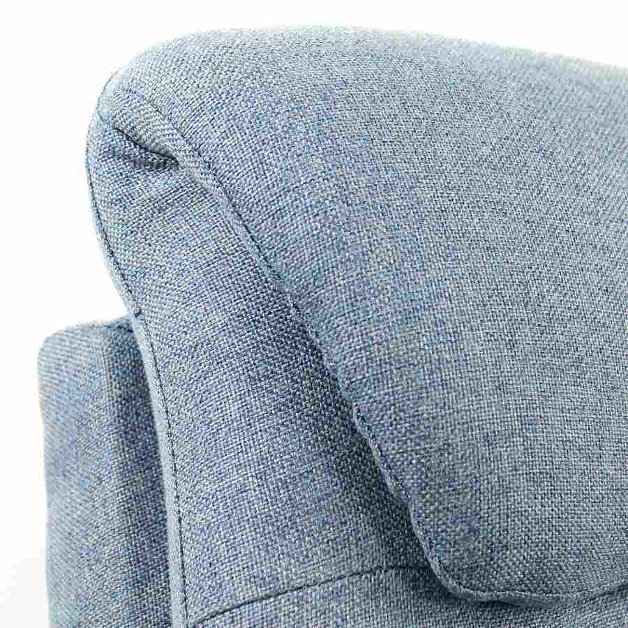 Poltrona Relax Reclinabile Manuale in Tessuto Marta Jeans