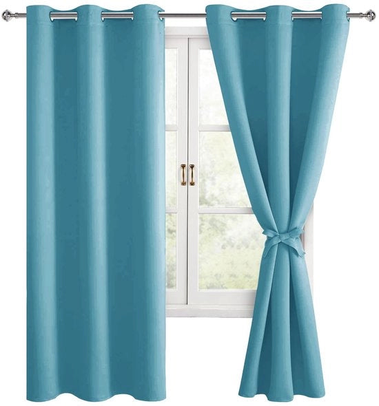 Verduisteranti - 85-95% di luce solare bloccata - 2 pezzi - 117 x 137 cm - Ooggetti - Tende a scomparsa - Sicure e facili da pulire - Tende