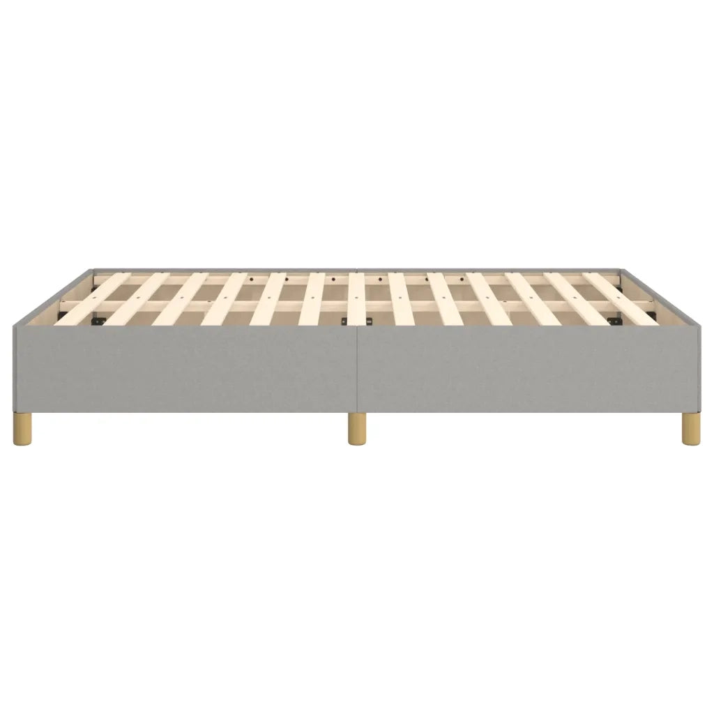 Giroletto senza Materasso Grigio Chiaro 140x200 cm Tessuto