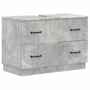 Armadio per Lavabo da Bagno HOORN Grigio Cemento 897238