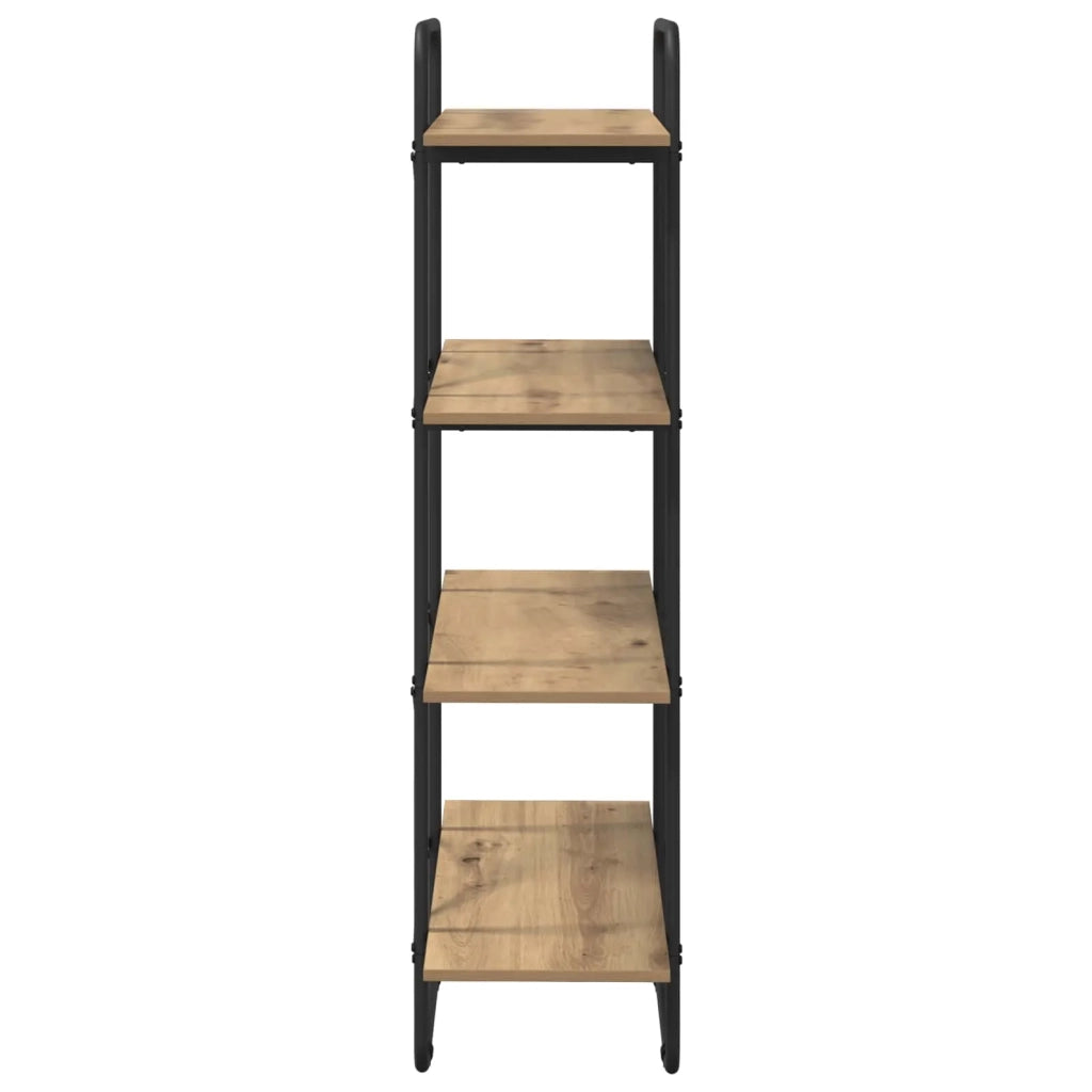 Libreria 4 livelli 80 x 35 x 140 cm PB Rovere Artigianale 8007815