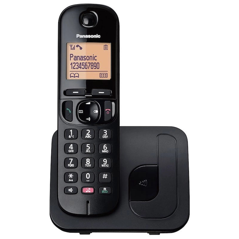 PANASONIC KX-TGC250JTB BLACK - TELEFONO CORDLESS SINGOLO - VIVAVOCE
