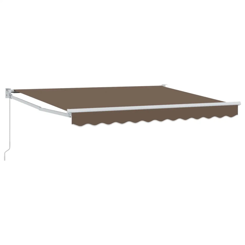Tenda retrattile Tortora 3,5 x 2 m 100% Poliestere e Alluminio 3425690