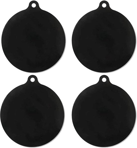 Set di protezione contro le scottature - Resistente al calore fino a 260°C - 4 pezzi - Mat di cottura a induzione rotondo - Protezione contro le scottature di cottura - Mat di cottura - Accessori per cottura ( 22 cm*2 pezzi + 24 cm*2 pezzi )