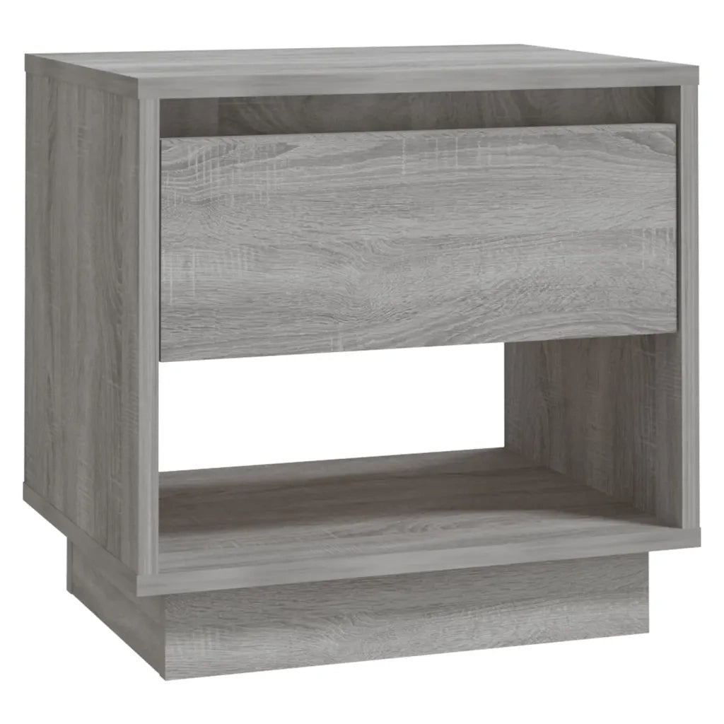 Comodini 2 pz-Set di 2 Tavolino da notte Grigio Sonoma 45x34x44 cm in Truciolato