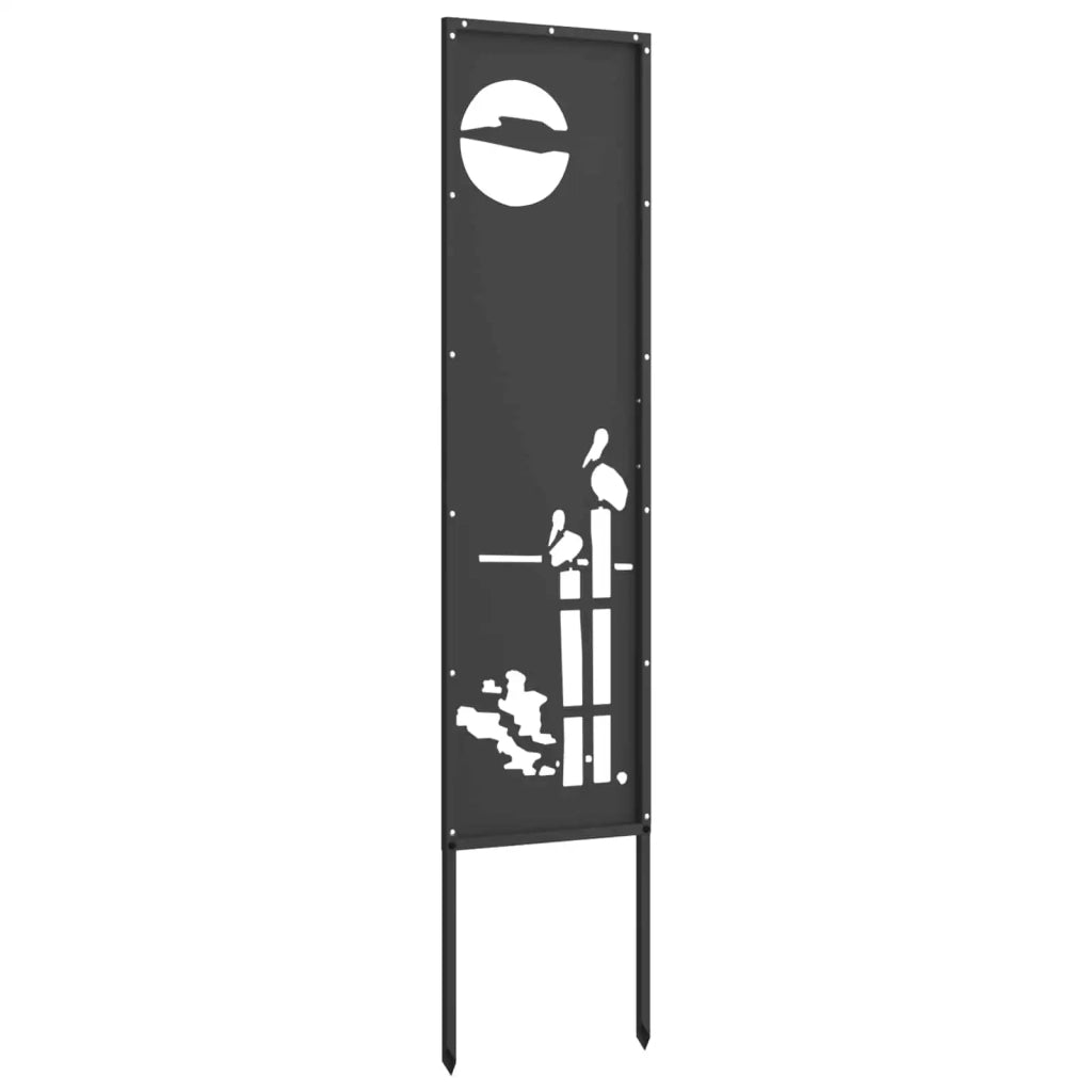 Schermo per privacy in giardino Traforo Nero 32 x 140 cm CFW7301696