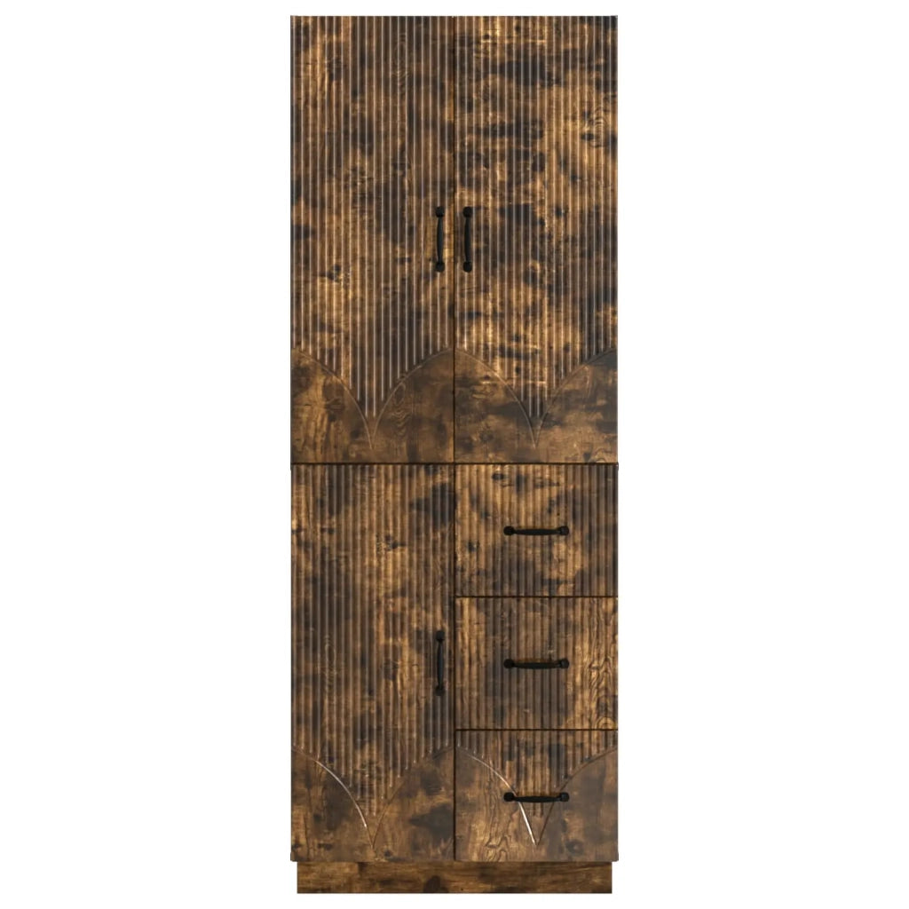 Set di armadi 2 pcs Rovere Fumo Legno ingegnerizzato 3416822
