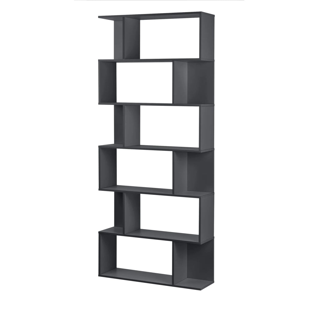 Scaffale per libreria/armadio portata fino a 8 kg per scomparto 192 cm grigio scuro 03_0004688