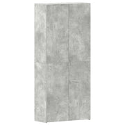 Scarpiera | Mobile per scarpe Grigio 80 x 35.5 x 180 cm Legno multistrato