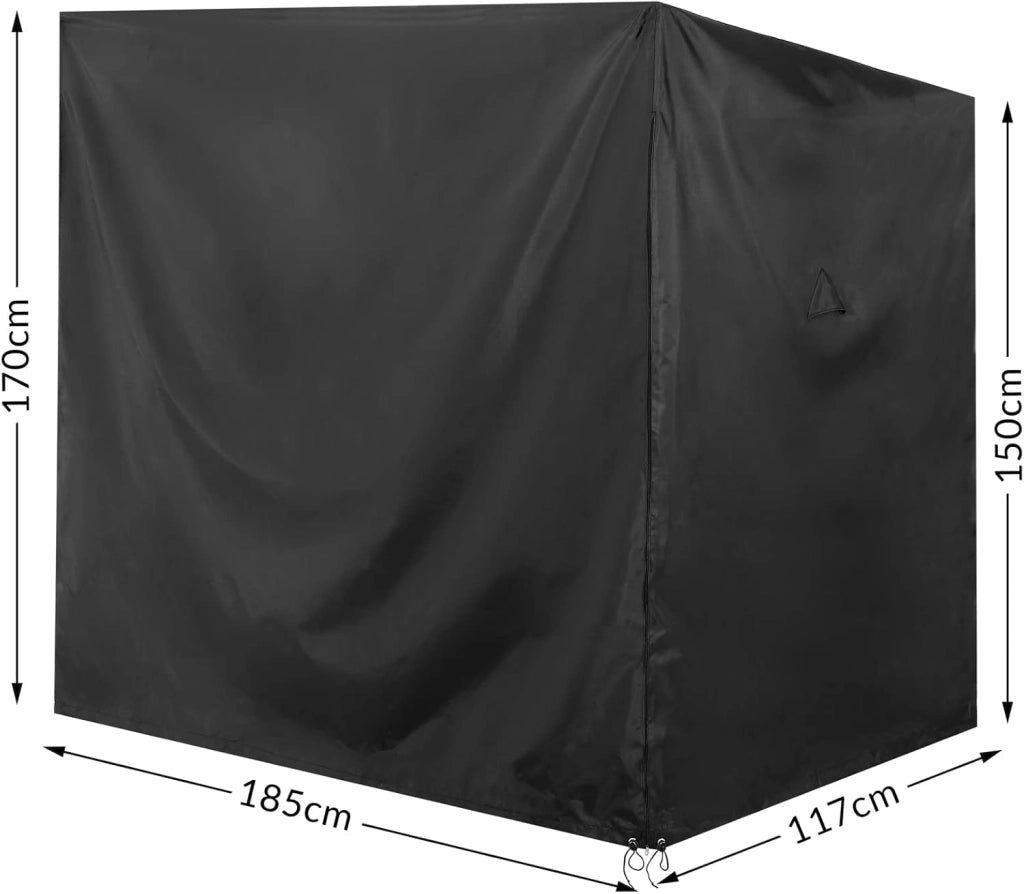 Copertura per Mobili Giardino 185 x 117 x 150 cm Telo Protettivo Cantina Garage Antracite