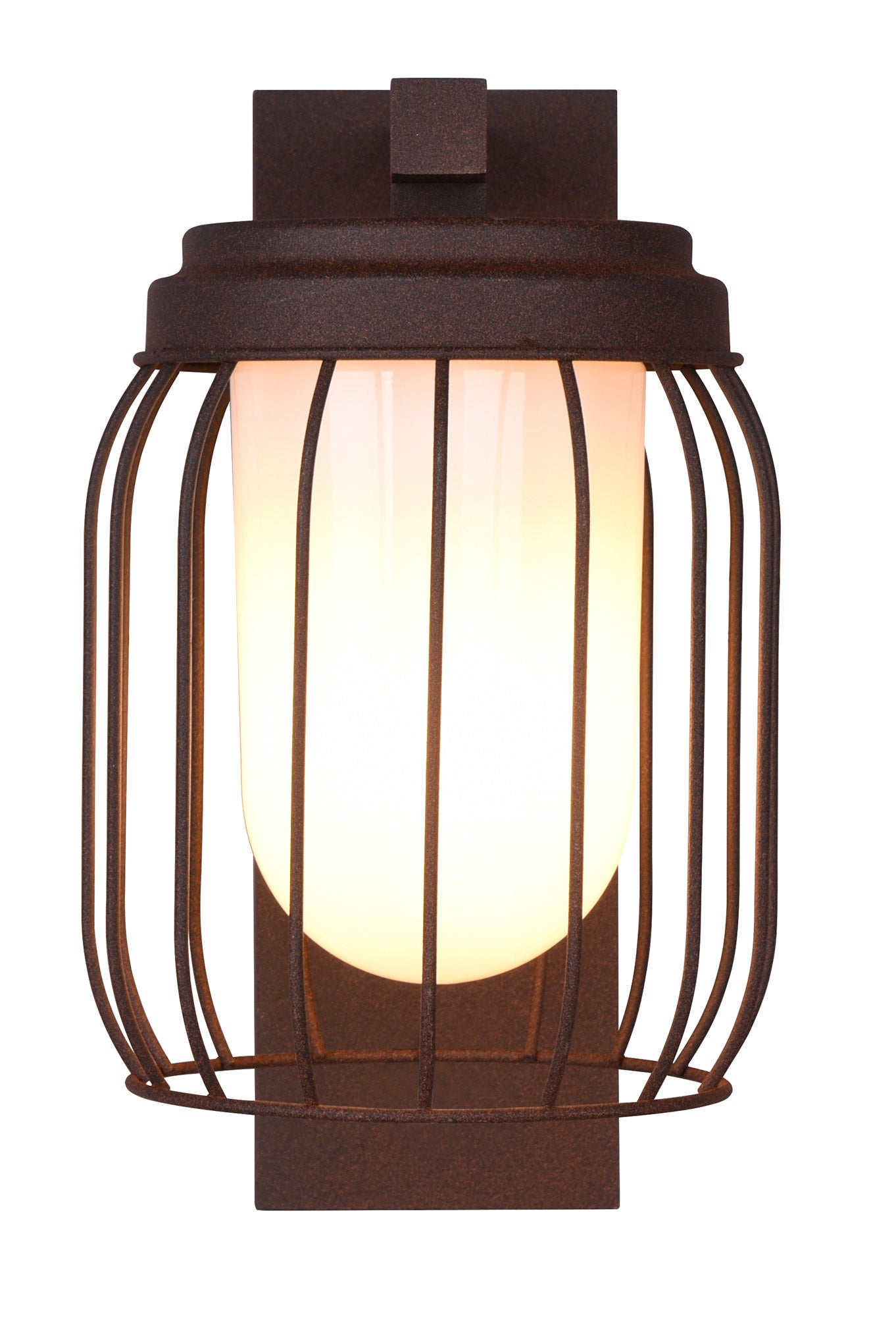 Applique da Esterno Attacco E27 in Alluminio Pressofuso Ruggine