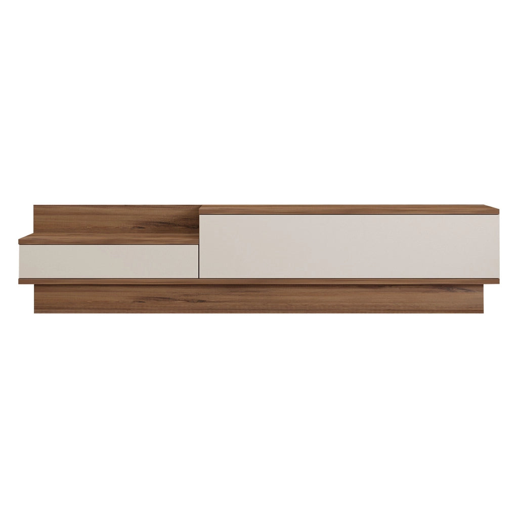 Persico, Mobile Porta tv 2 Ante, 160x35x35h cm Bianco