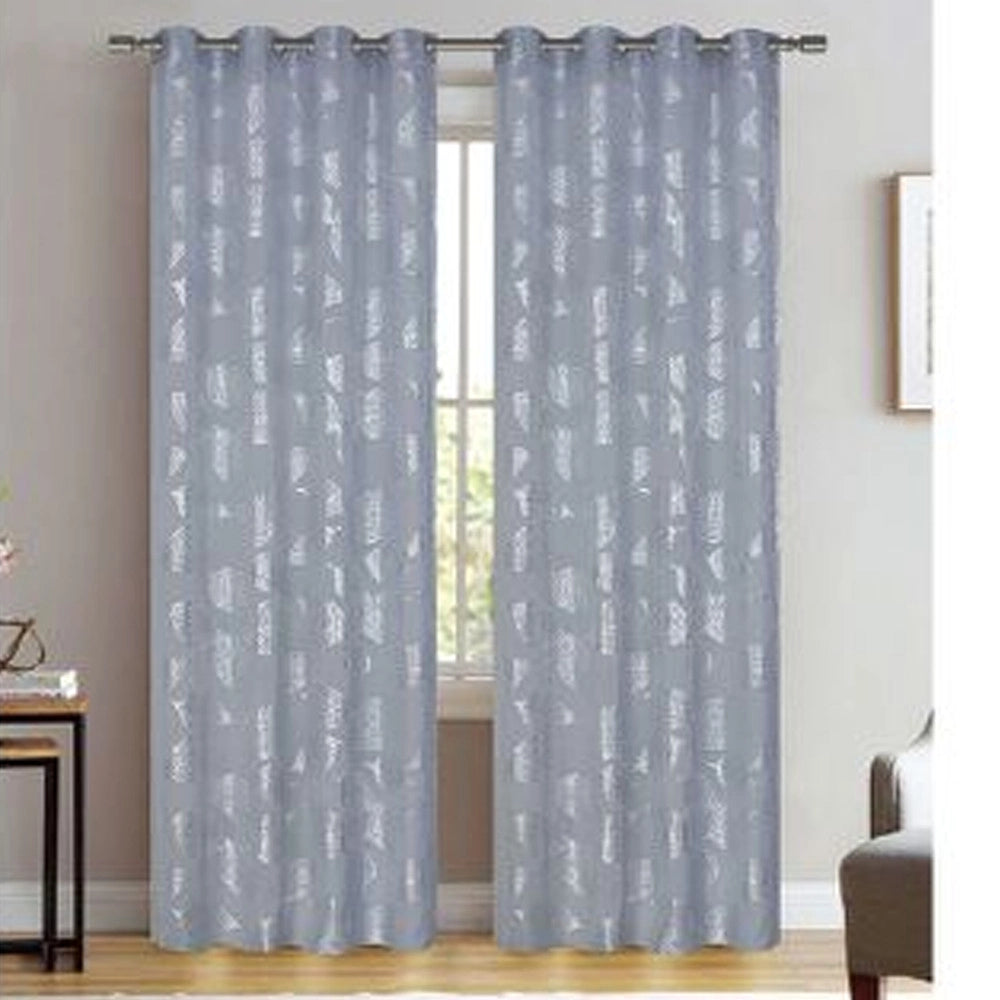 Trade Shop - Tenda Zabty Cuori Pannello Singolo 8 Borchie Porta Finestra Bastone 140x280 Cm -