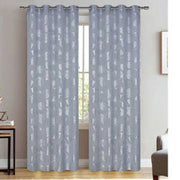 Trade Shop - Tenda Zabty Cuori Pannello Singolo 8 Borchie Porta Finestra Bastone 140x280 Cm -