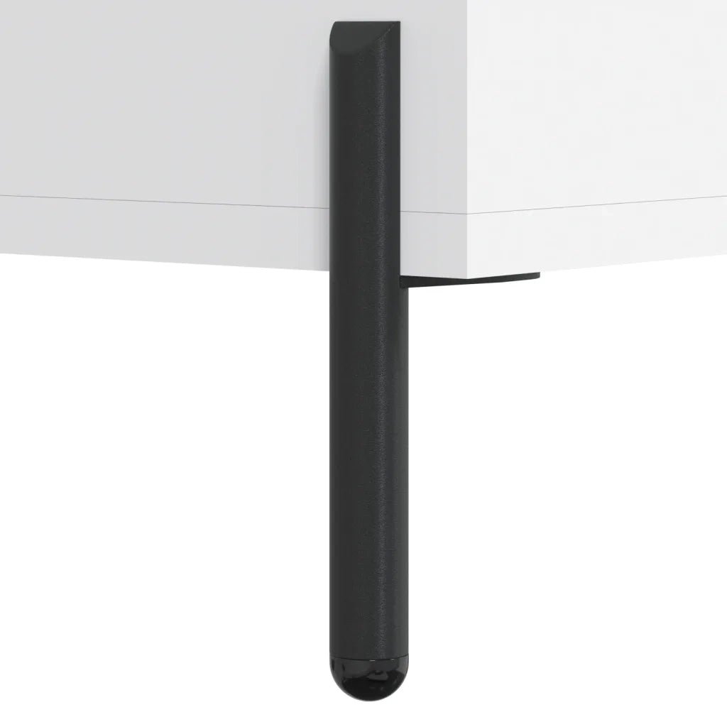 Credenza | Madia | Buffet da pranzo | Armadio da pranzo Bianca 34,5x34x180 cm in Legno Multistrato