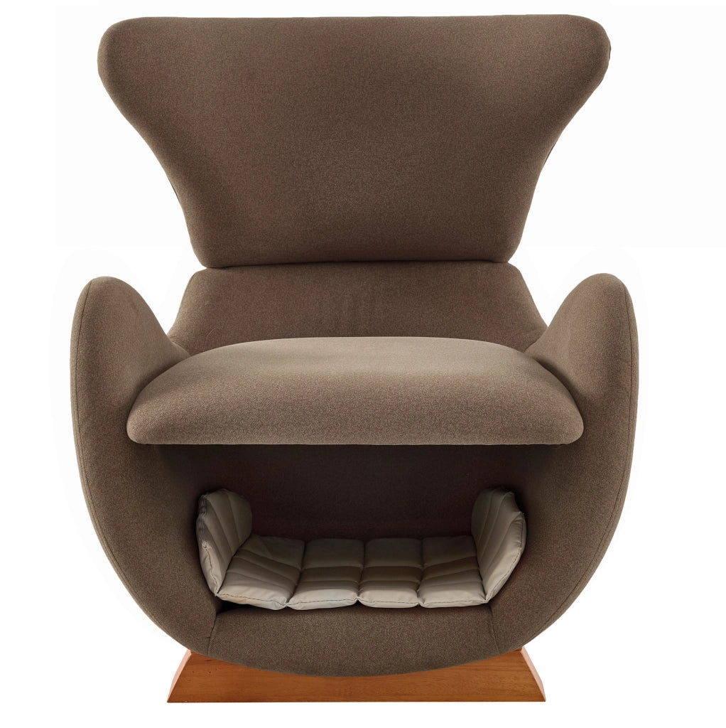 Poltrona lounge design con cuccia per animali; 66x69x76 cm; marrone