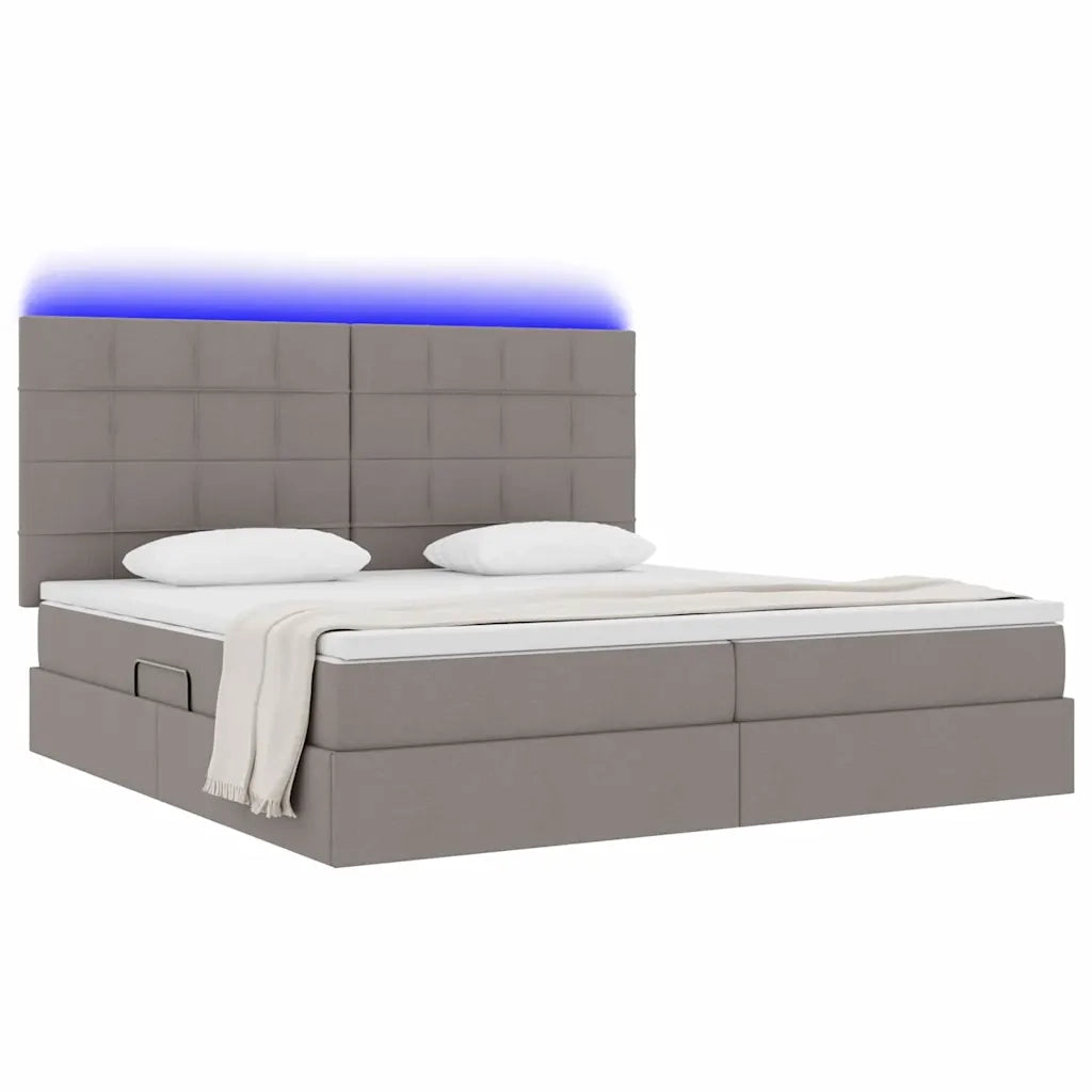 Letto con contenitore e LED Talpa 200 x 200 cm Poliestere 3372441