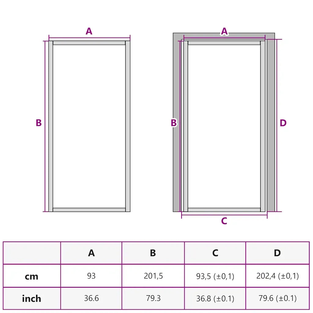 Porta Interna 93x201,5 cm Bianca in Vetro ESG e Alluminio 350586