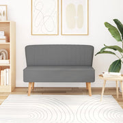 Divano-Sofa-Divanetto in Tessuto 117x55,5x77 cm Grigio Chiaro