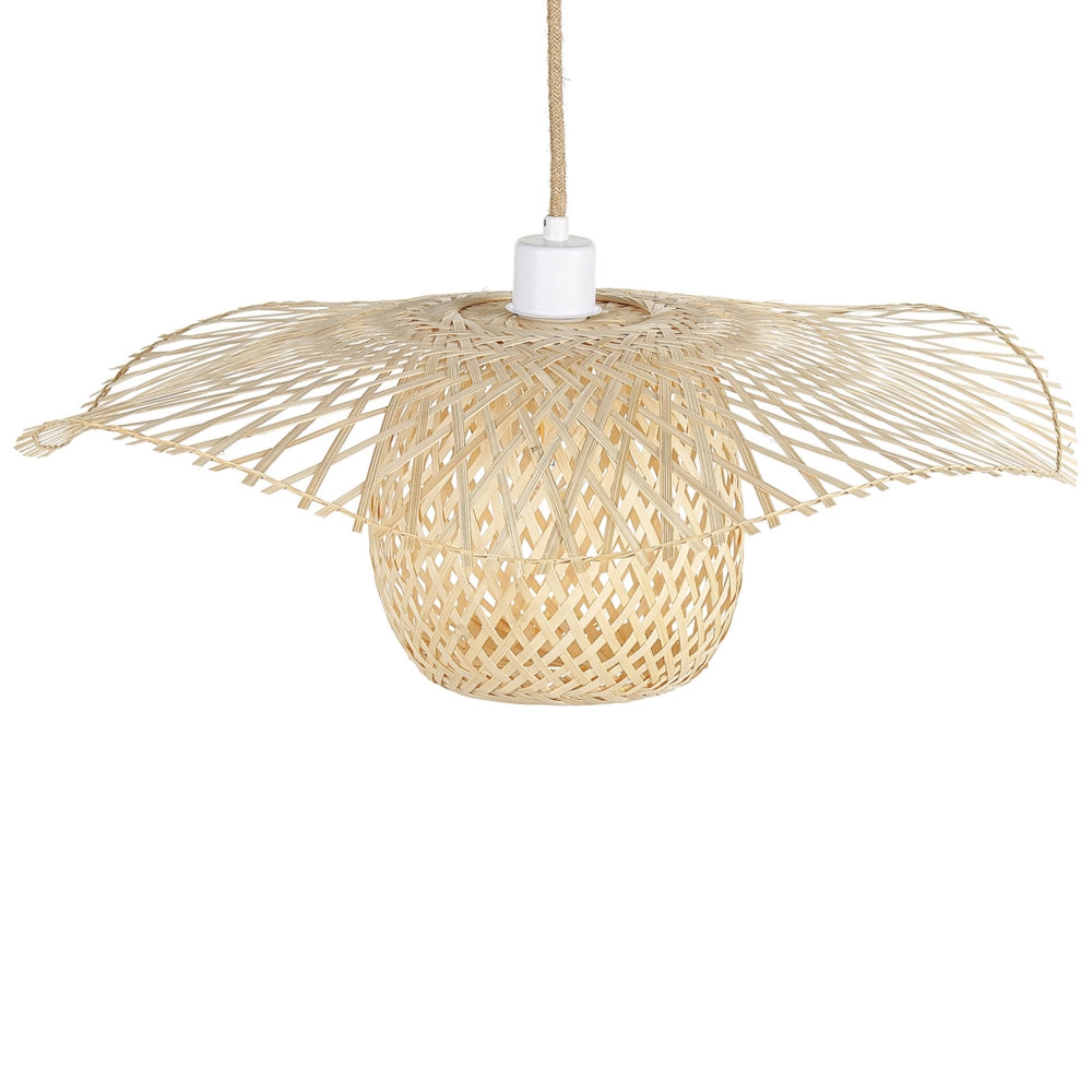 Lampada a sospensione in legno Bambù Legno Boho Design Luce a sospensione Illuminazione Moderna Soggiorno Sala da Pranzo