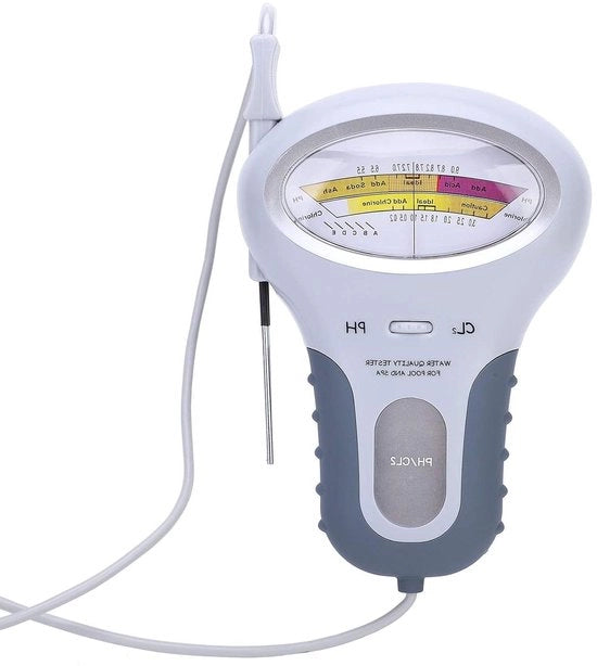 Misuratore di pH e Cloro Portatile per Piscine e Bagni Termali Metri di Qualità dell'Acqua Professionale