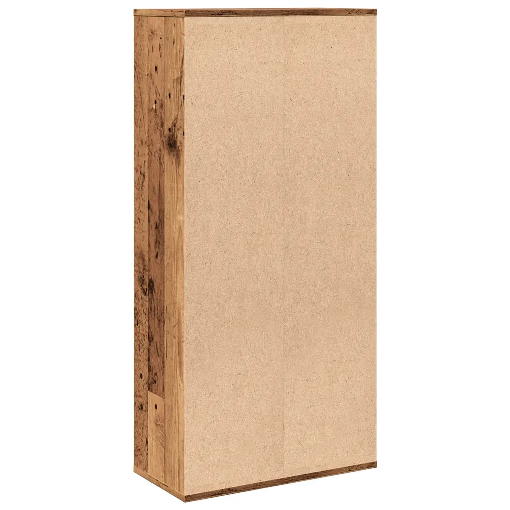 vidaXL Libreria Legno Antico 50x25x104 cm