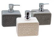 Dispenser da Bagno Sapone Liquido in Ceramica Vegetal 3 Colori