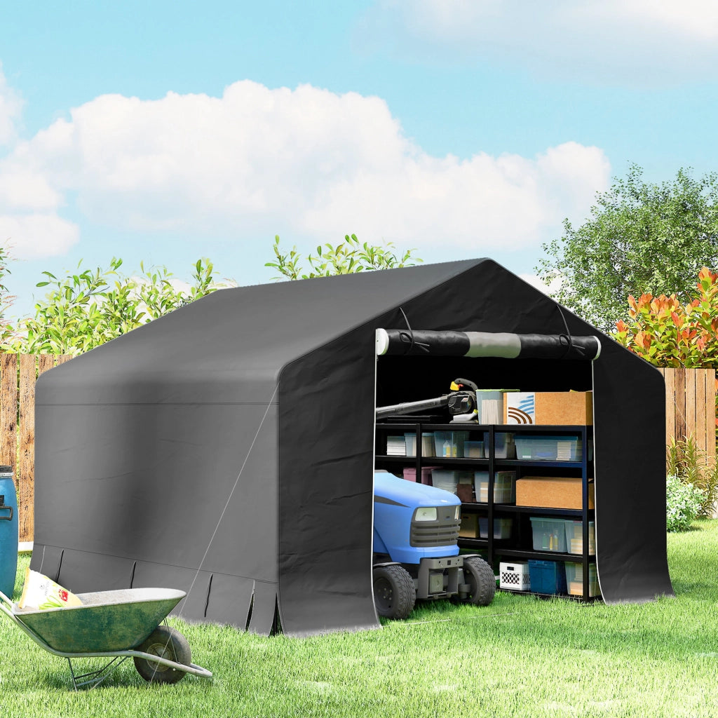 Tenda garage deposito impermeabile ¨C Xylo ¨C 300x300x210 cm grigio