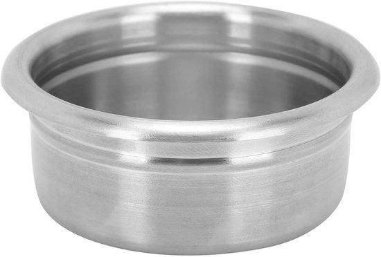 Filtro per caffè da 58 mm con doppia testa - Filtro in acciaio inossidabile - Argento - Adatto per macchina da caffè a stantuffo - Accessori per macchina da caffè - 100% N.