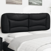 vidaXL Cuscino Testiera Nero 152 cm in Similpelle