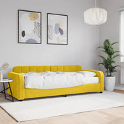Divano Letto con Materasso-Sofa Letto-Daybed Giallo 80x200 cm in Velluto 530587