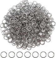 500 Pezzi di Anelli di Salita in Rame di 8mm - Anelli, Connettori e Anelli di Connettore per Collane e Bracciali - Perfetti per Fai da Te per Gioielli
