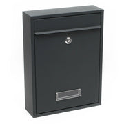Cassetta postale da parete di design acciaio zincato antracite 16_0000071
