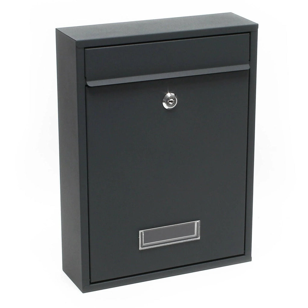 Cassetta postale da parete di design acciaio zincato antracite 16_0000071