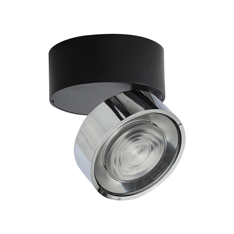 Hole Applique e Plafoniera LED 13W 38° IP20 3000K CRI90 Cromo - Rossini Group, Lampada da Parete in Alluminio pressofuso per Interni