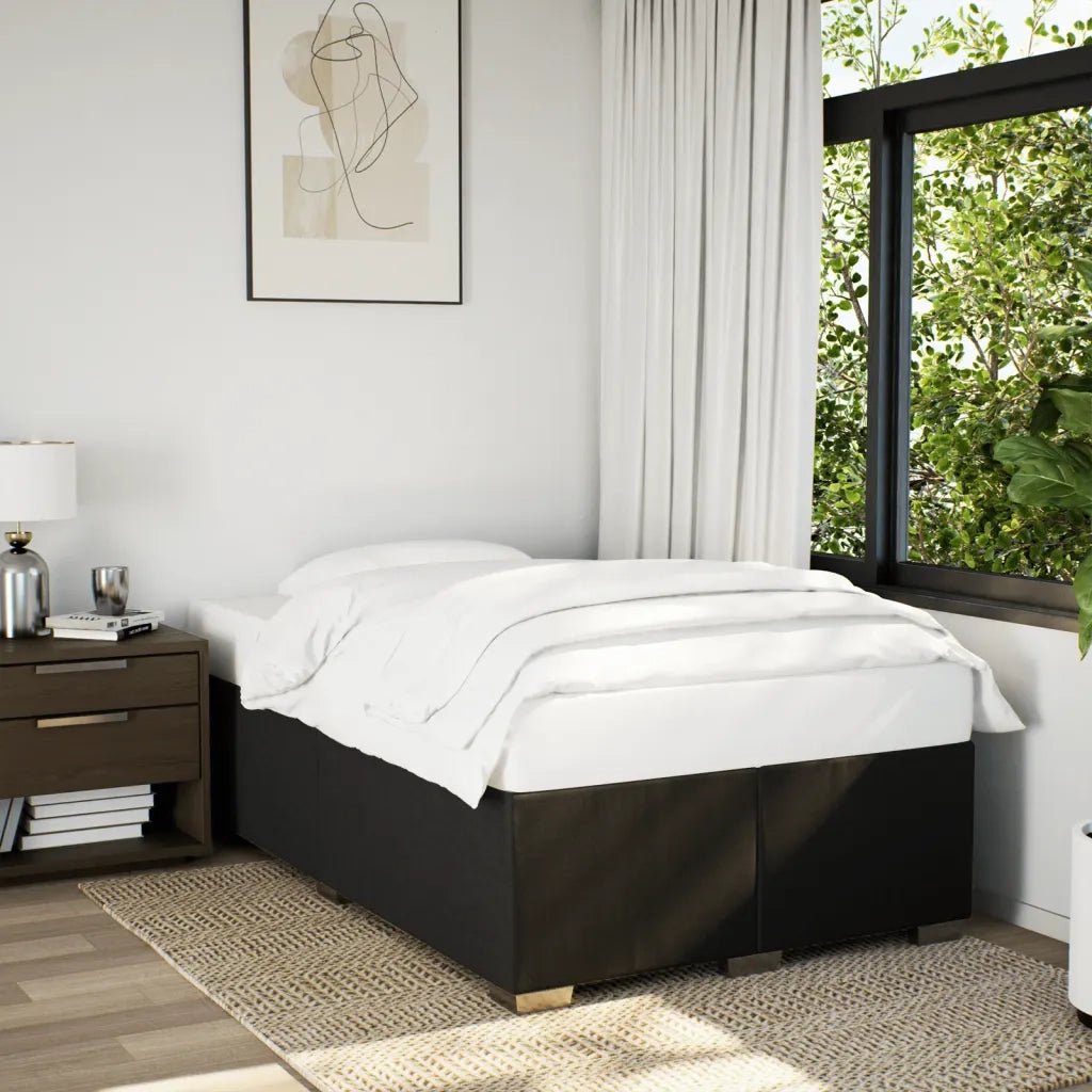 Giroletto senza Materasso Nero 120x190 cm in Tessuto 3284459