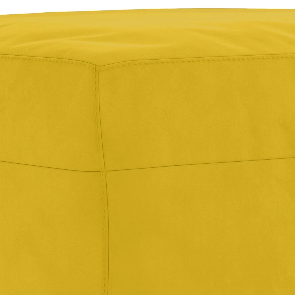 Panca Giallo 70x35x41 cm in Velluto CFW7216569