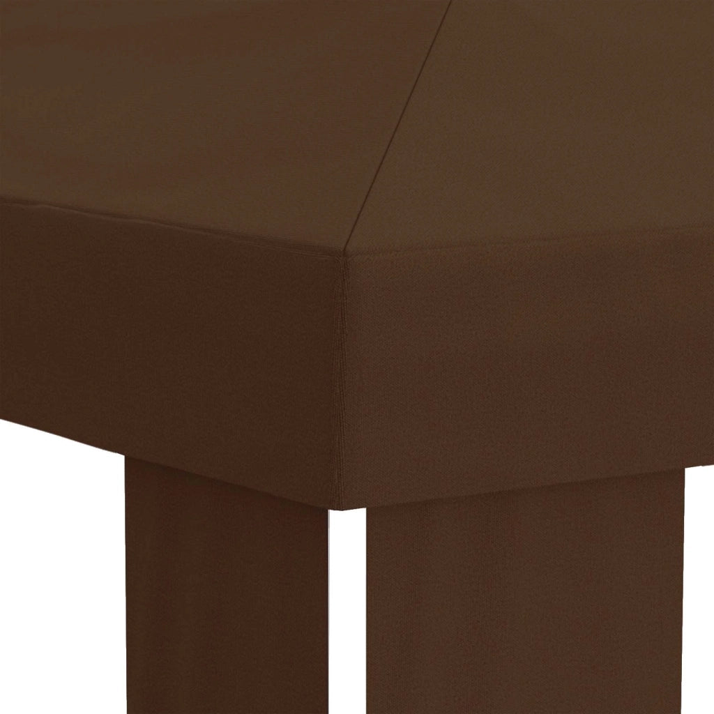 Copertura per Gazebo 6 x 3 m Marrone Poliestere 190 900434